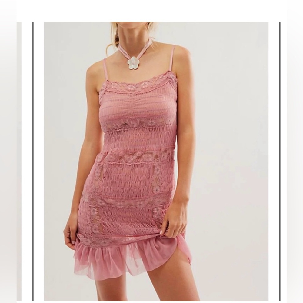 Free People lace slip dress, size small, NWT, Condessa style
